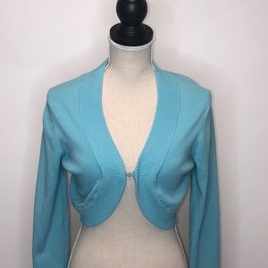 Ann Taylor Loft Turquoise Shrug